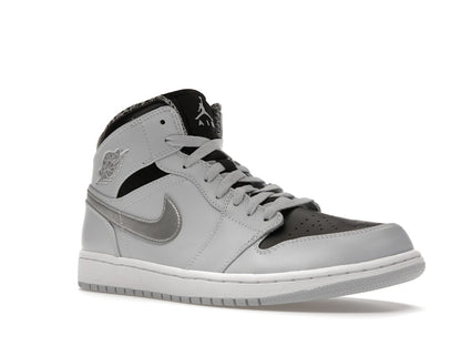 Jordan 1 Mid Pure Platinum Metallic Silver