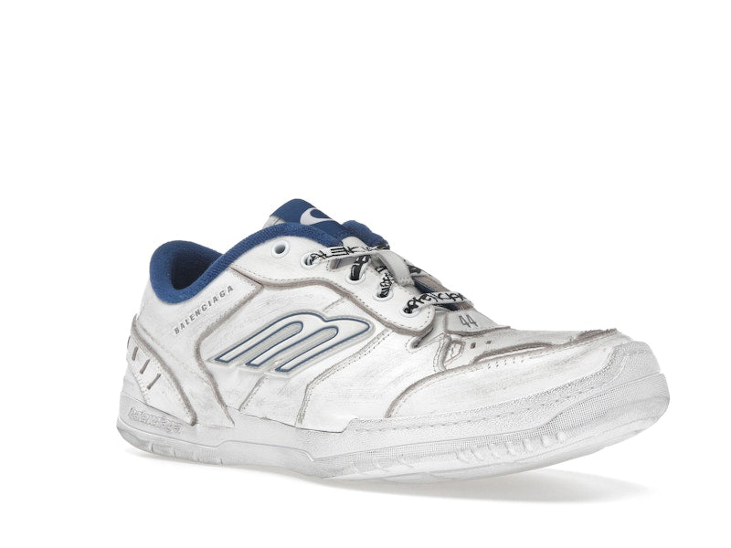 Balenciaga Hamptons Worn-Out White Dark Blue