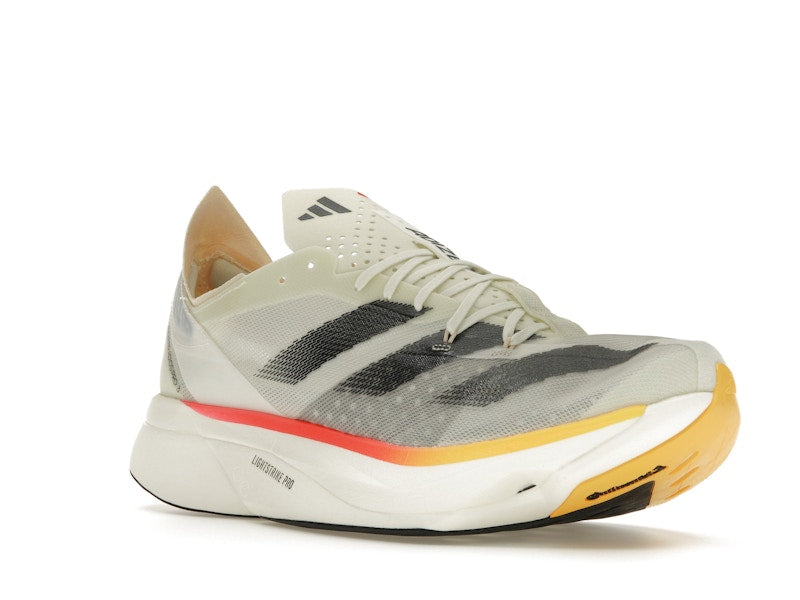 adidas Adizero Adios Pro 3 Ivory Core Black Crystal Sand