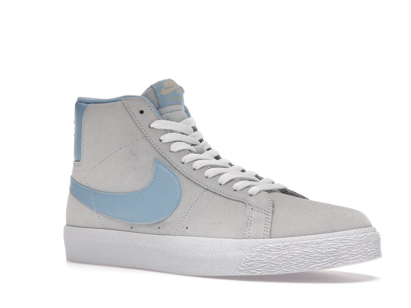 Nike SB Blazer Mid Soft Grey Baby Blue
