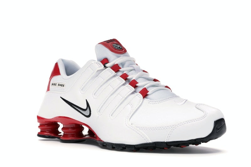 Nike Shox NZ White University Red