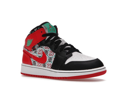 Jordan 1 Mid SE Ugly Christmas Sweater (GS)
