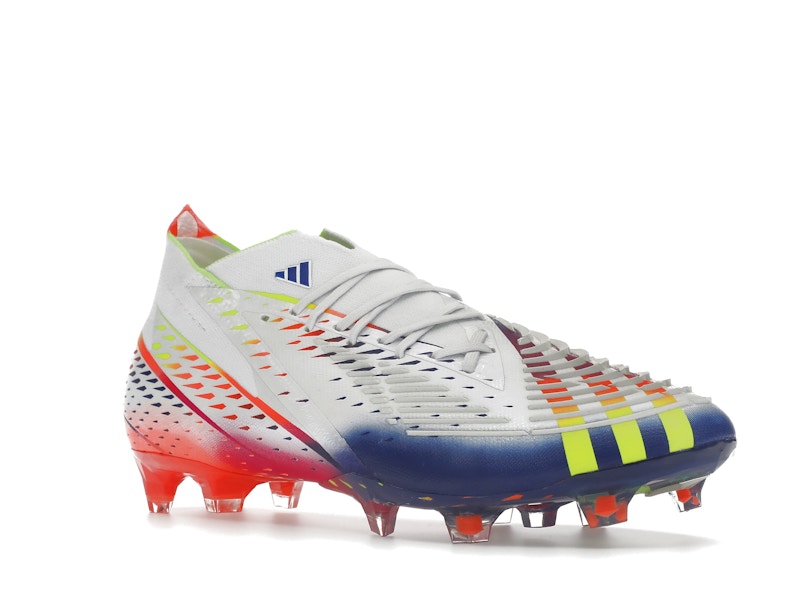 adidas Predator Edge.1 FG White Solar Yellow Power Blue