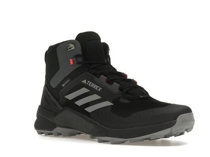 adidas Terrex Swift R3 Mid GTX Core Black Grey Solar Red