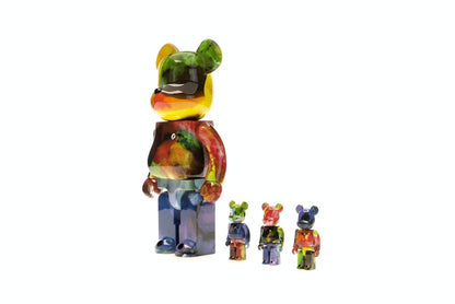 Bearbrick Pushead 4 pc Set 100% & 400% Set Multi