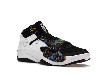 Jordan Zion 2 Noah White Black Multi-Color