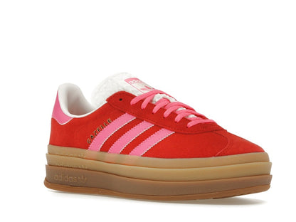 adidas Gazelle Bold Collegiate Red Lucid Pink (Women's)