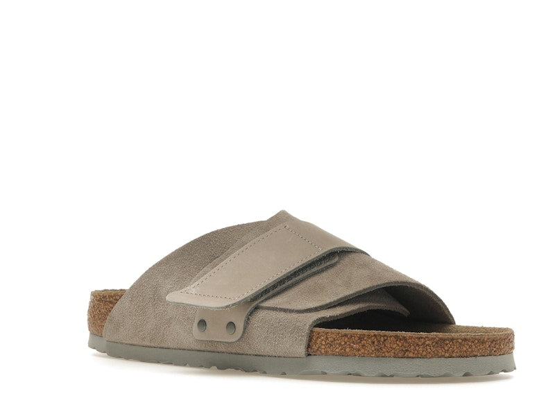 Birkenstock Kyoto Nubuck Suede Stone Coin