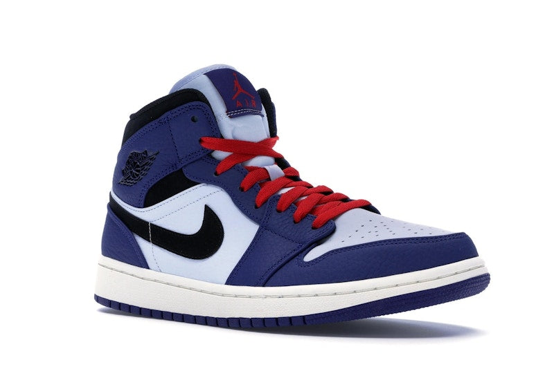 Jordan 1 Mid Deep Royal Blue Black