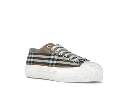 Burberry Low Top House Check Sneaker Taupe Brown (Women's)
