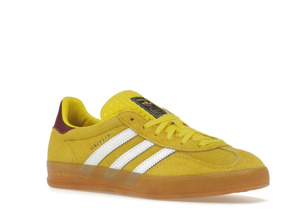 adidas Gazelle Indoor Bright Yellow Collegiate Burgundy (Women's)