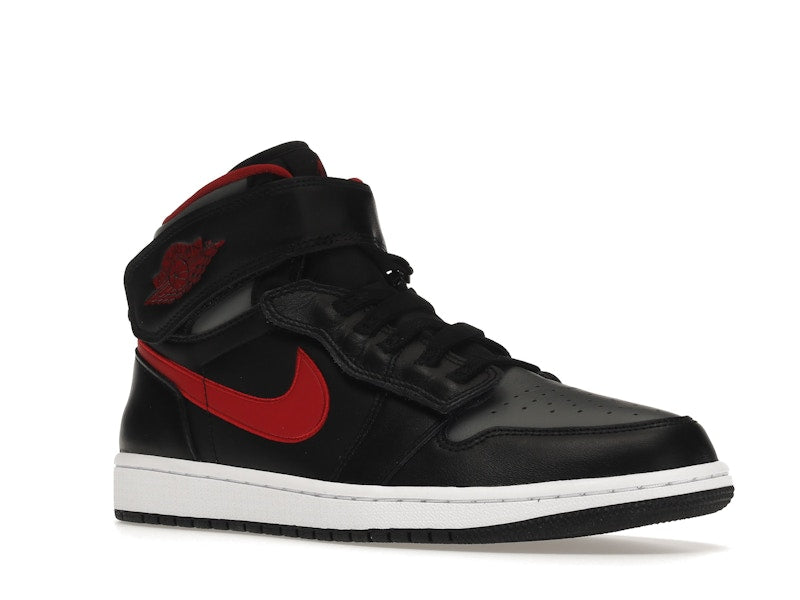 Jordan 1 High FlyEase Black Gym Red Smoke Grey