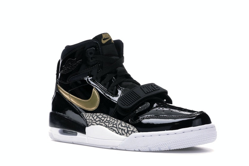 Jordan Legacy 312 Black Gold Patent