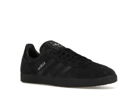 adidas Gazelle All Black Silver Metallic
