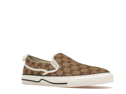 Gucci Tennis 1977 Slip On Beige Ebony