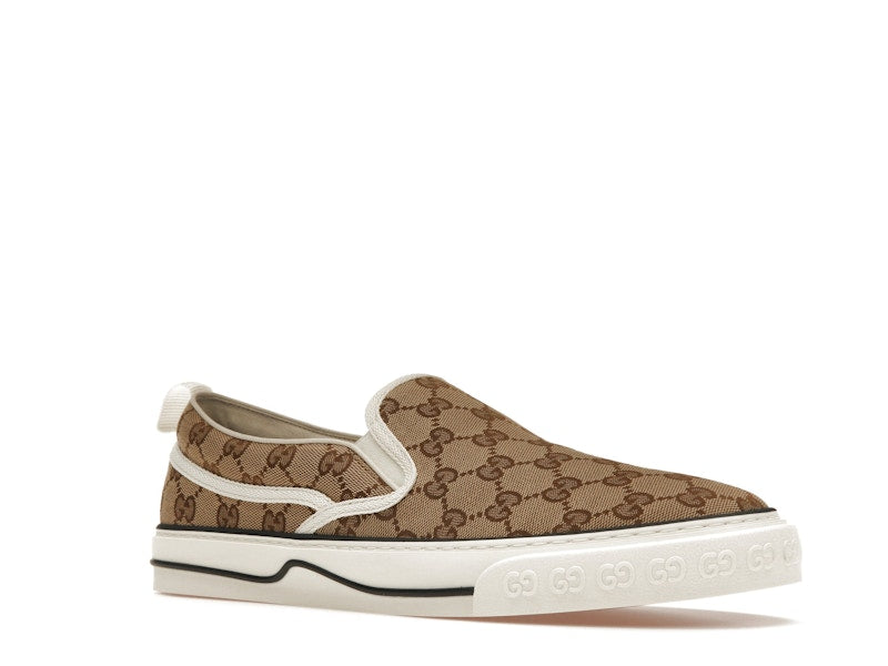 Gucci Tennis 1977 Slip On Beige Ebony