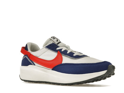 Nike Waffle Debut Swoosh Habanero Red Old Royal
