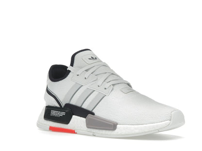 adidas NMD G1 Crystal White Grey Solar Red