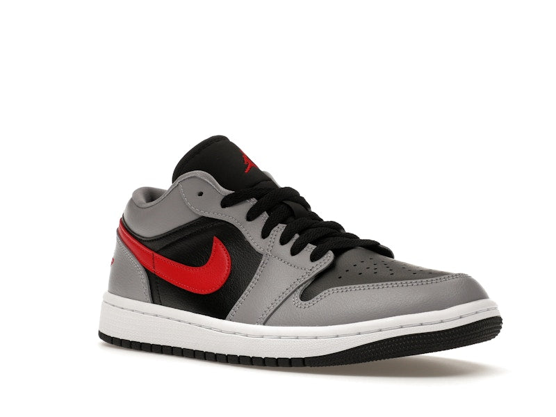 Jordan 1 Low Cement Grey Fire Red (Women's)