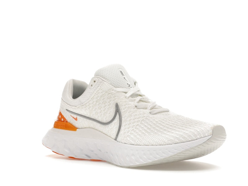 Nike React Infinity Run Flyknit 3 White Grey Kumquat
