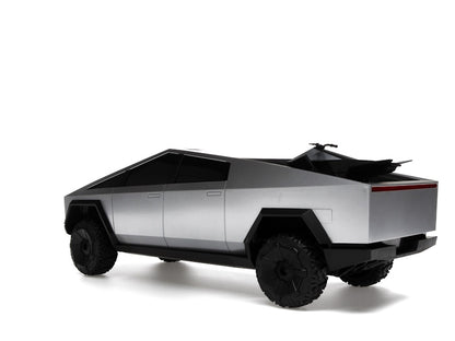 Hot Wheels x Tesla Cybertruck 1:10 Scale RC Car (2021 Version w/ Cyberquad)