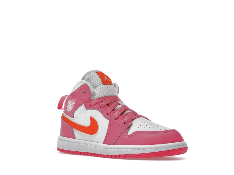 Jordan 1 Mid Pinksicle Safety Orange (PS)