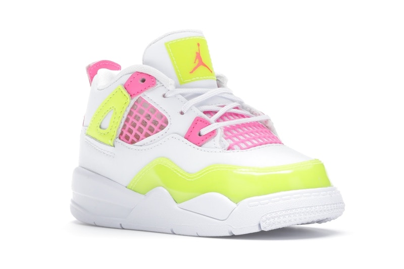 Jordan 4 Retro White Lemon Pink (TD)