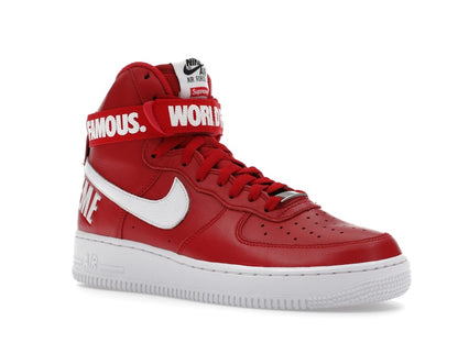 Nike Air Force 1 High Supreme World Famous Red