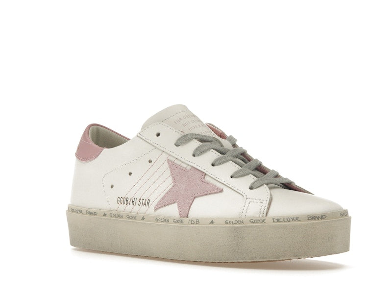 Golden Goose Hi Star White Pink (Women's)