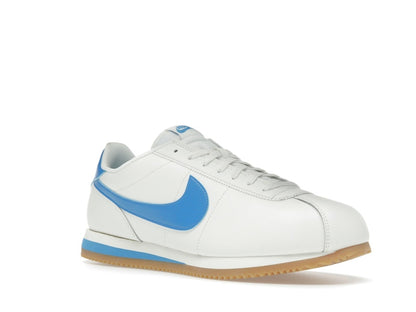 Nike Cortez Leather Sail Gum Yellow Light Photo Blue