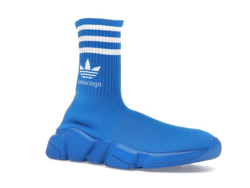 Balenciaga x adidas Speed Trainer Blue White