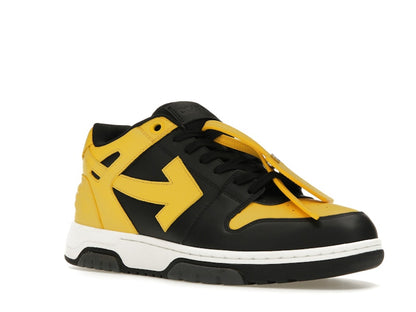 OFF-WHITE Out Of Office OOO Low Tops Black Yellow
