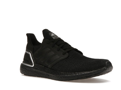 adidas Ultra Boost 20 Core Black Silver Metallic
