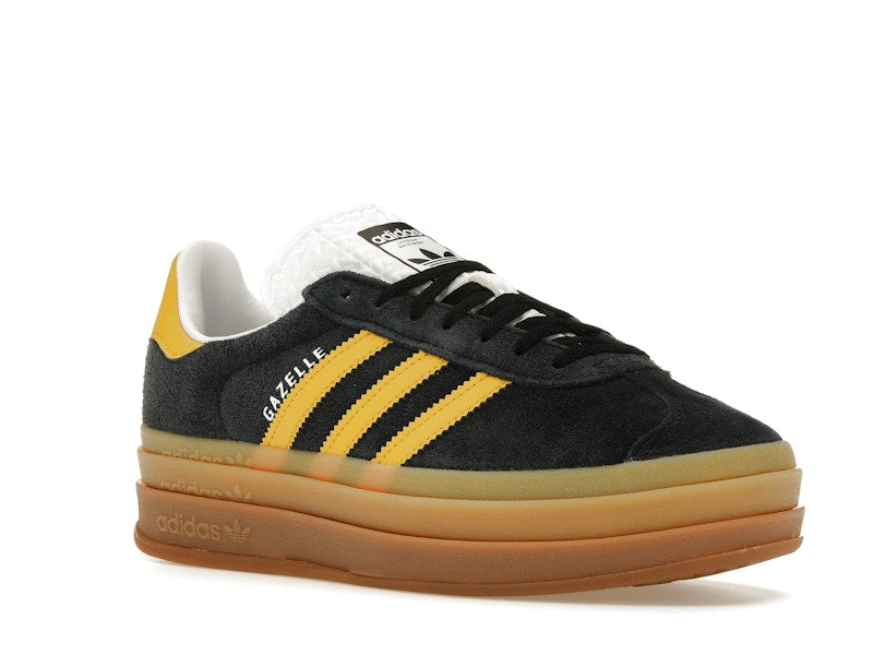adidas Gazelle Bold Black Bold Gold (Women's)