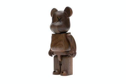 Bearbrick WORLD WIDE TOUR KAWS (Karimoku Wood) 400% Wood