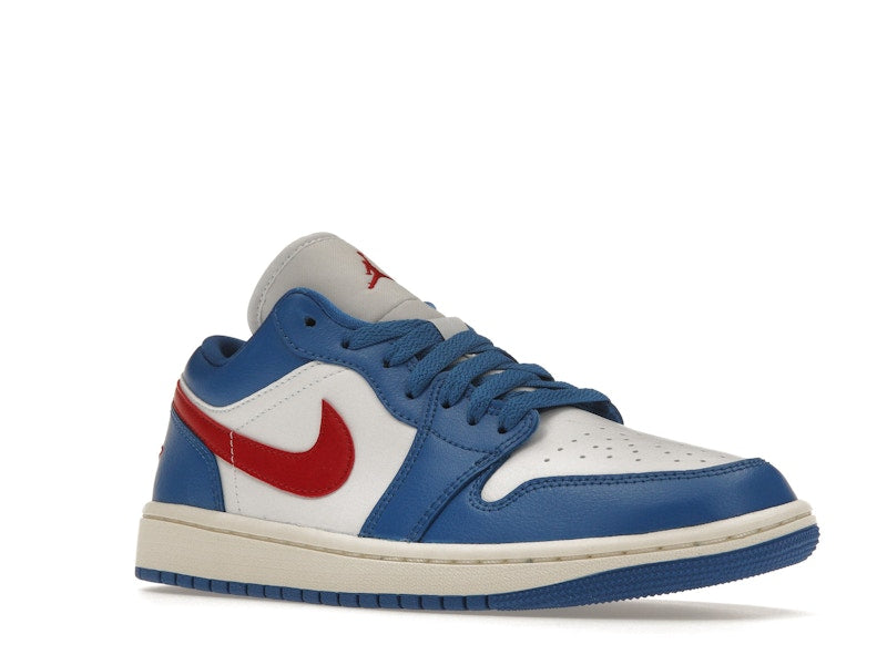 Jordan 1 Low Sport Blue Gym Red (Women's)
