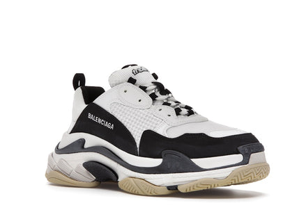Balenciaga Triple S White Black