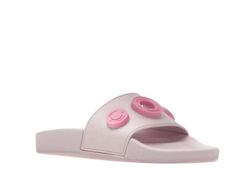 Burberry Logo Graphic Rubber Slide Pale Candy Pink (Women's)