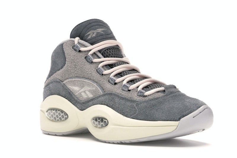 Reebok Question Mid Grey Suede
