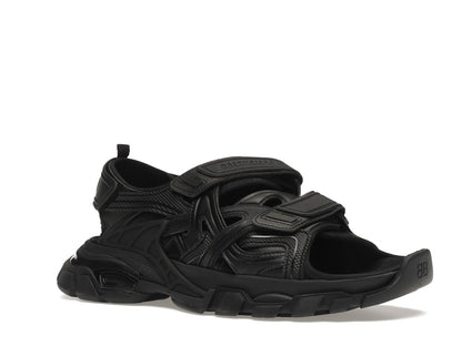Balenciaga Track Sandal Black