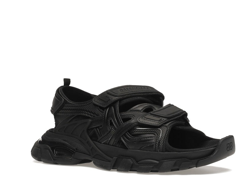 Balenciaga Track Sandal Black