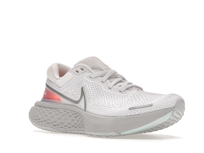 Nike ZoomX Invincible Run Flyknit White Pure Platinum Chile Red