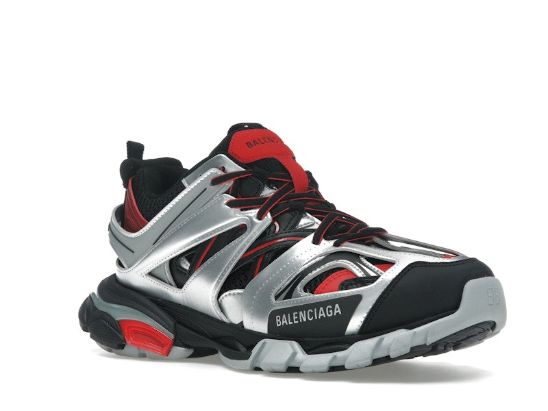 Balenciaga Track Black Red White Silver