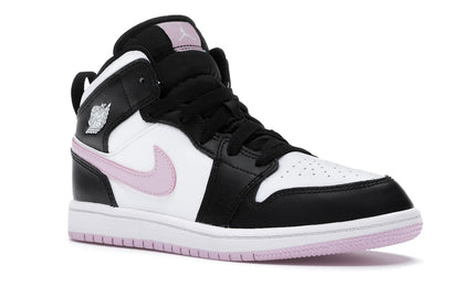 Jordan 1 Mid White Black Light Arctic Pink (PS)