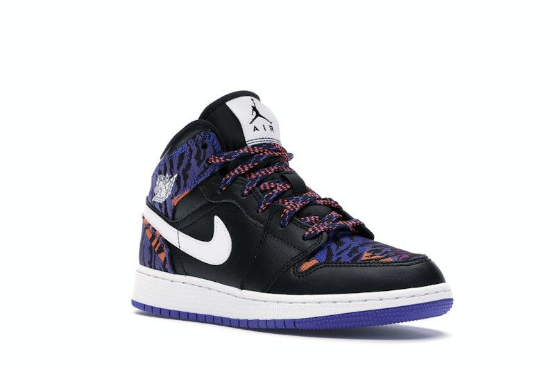 Jordan 1 Mid Multi-Color Tiger Stripe (GS)