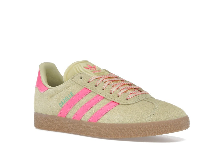 adidas Gazelle Powder Yellow Lucid Pink (Women's)