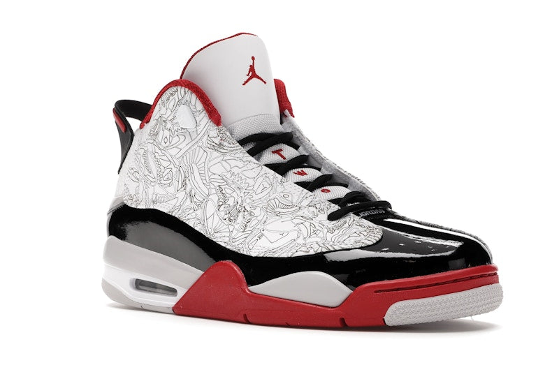 Jordan Dub Zero White Varsity Red