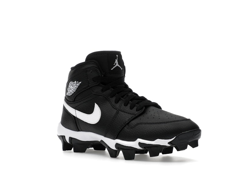Jordan 1 Mid Cleat Black White (GS)