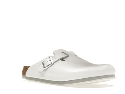 Birkenstock Boston Super Grip Leather White