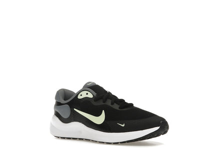 Nike Revolution 7 Black Smoke Grey White Barely Volt (GS)